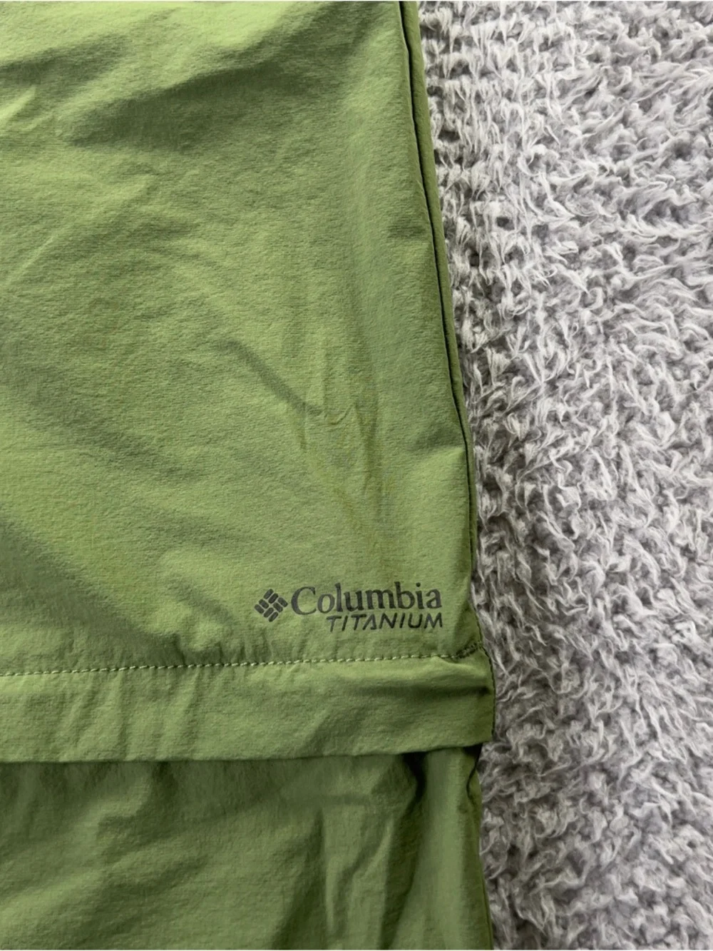 Columbia Titanium Convertible Pants Womens 20W Green Lightweight Outdoors Hiking - Picture 10 of 15
